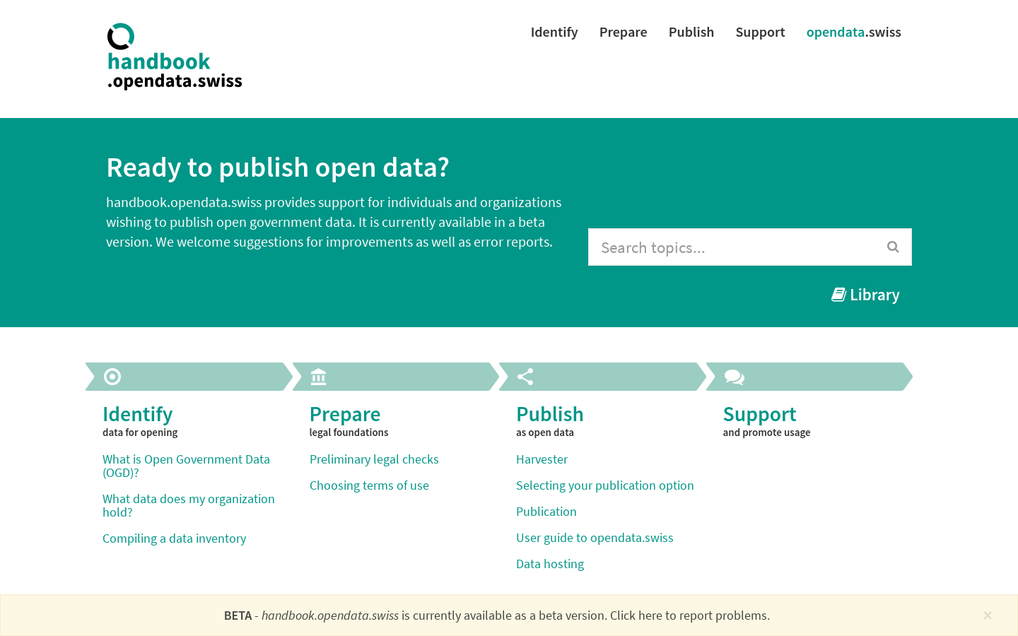 Open Data Swiss Handbook - Civic Tech Field Guide