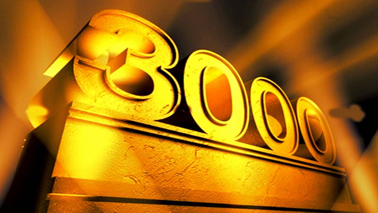Golden 3000 on pedestal