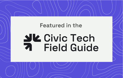 Featured in the Civic Tech Field Guide