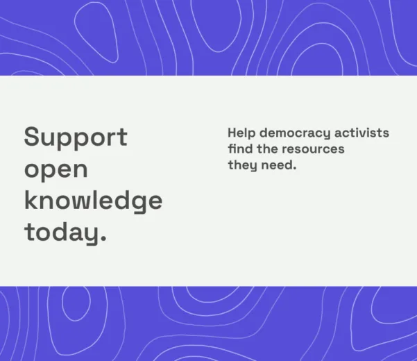 support open knowledge today